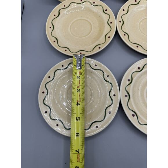 Metlox Poppytrail Saucer Tea Cup Set 6 California Provincial Chicken Vintage - Picture 4 of 8